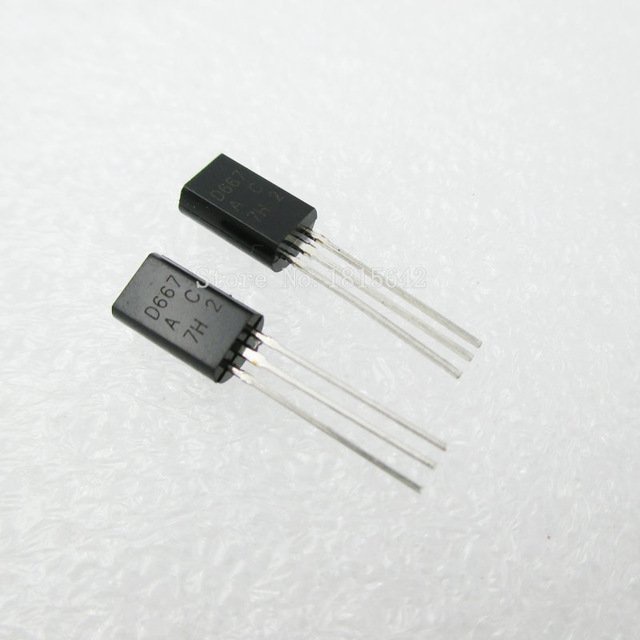 [5 con] D667 2SD667 NPN Transistor 1A 80V TO92L Shopee Việt Nam
