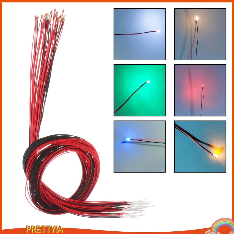 Set 10 đèn led mini trang trí tiểu cảnh sân vườn 30cm