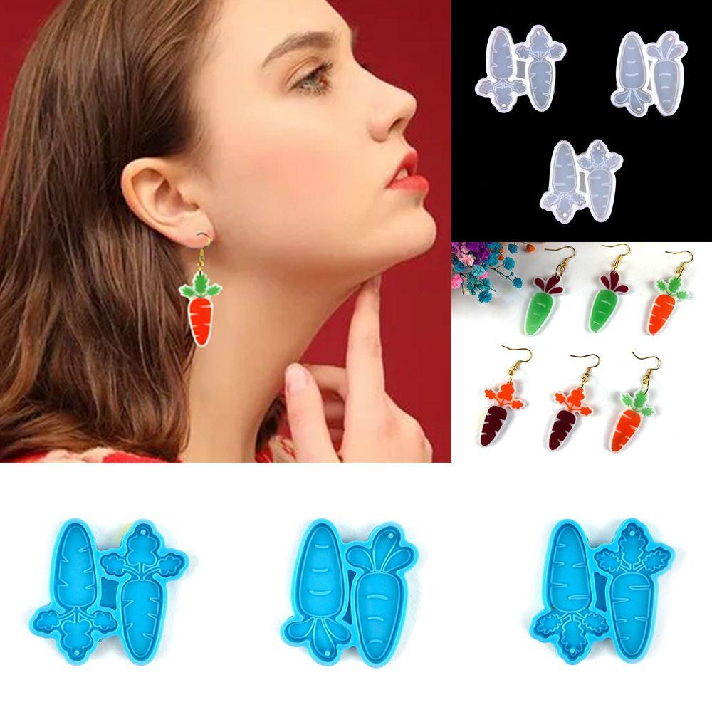 Khuôn Silicone Làm Bánh Hình Cà Rốt Xinh Xắn