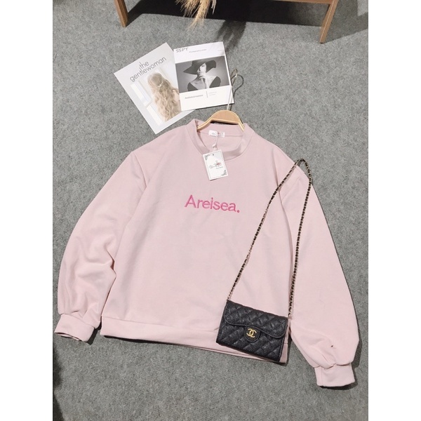 Áo Sweater Chất Nỉ Ngoại Xinh Xỉu Tay Bồng