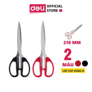 Kéo 210mm Deli - Đen/Đỏ - 1 chiếc - E6010