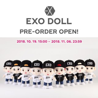 {SM Official - Có Sẵn} EXO Doll Official/ Búp bê