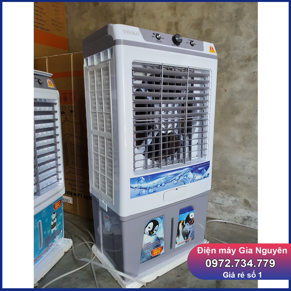 Quạt hơi nước YISOKO HA 8600 80 lít, công suất 150W, làm mát không khí