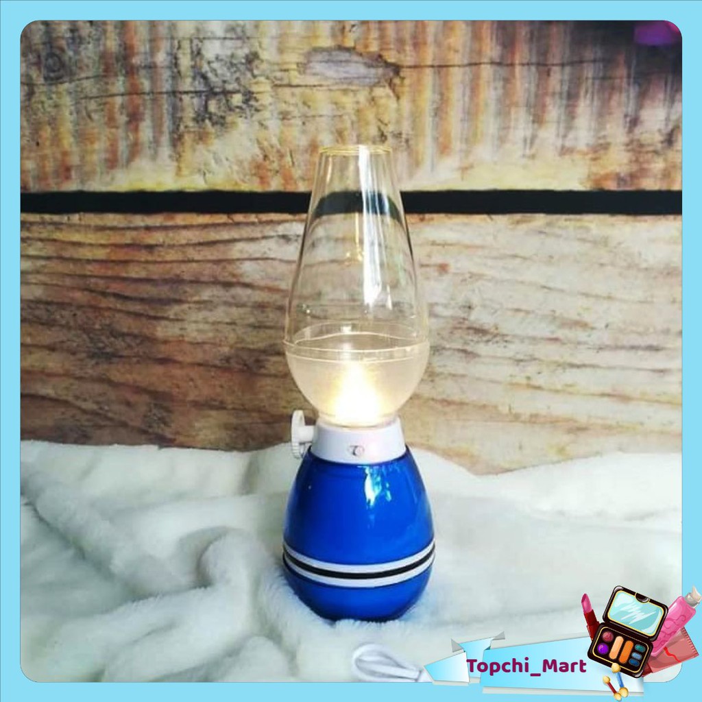 Đèn Dầu Cảm Ứng Điện Tử LED Không Khói Thổi Tắt Khi Bật - SatraMart 24h