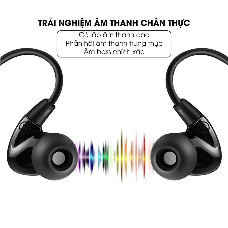 Tai nghe kiểm âm Takstar TS-2260, tai nghe nhét tai, dây dài 1.2m, tặng kèm jack nối, hàng chính hãng