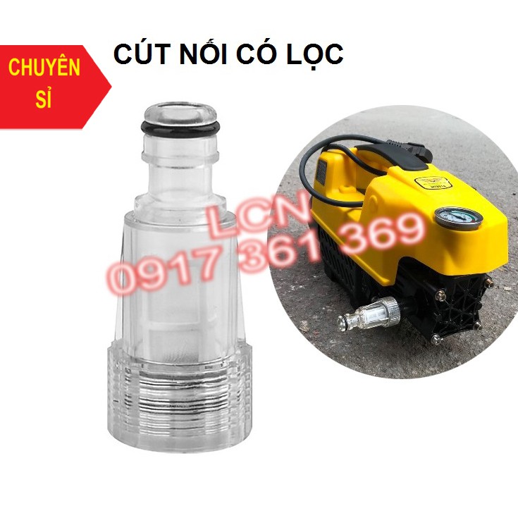 [Mã LIFEAU5SALE giảm 20k đơn 50k] Cút Nối Có Lọc Máy Rửa Xe Cao Áp [Chuyên sỉ] Máy Xịt Rửa Xe Hàng Loại 1