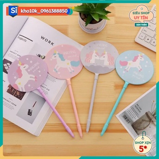 Sỉ 10 bút hình quạt in hình ngựa tròn 35k  37k