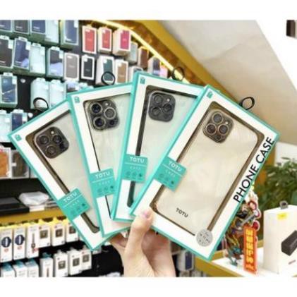 Ốp  iphone 12  TOTU viền màu bảo vệ Camera iPhone 12 Mini / 12 / 12 Pro / 12 Pro Max / IP 11 / IP 11