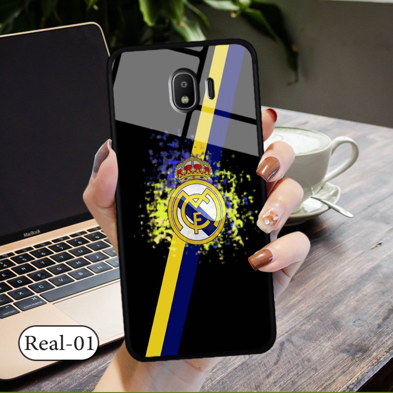 Ốp kính 3D Samsung J4 2018 - in biểu tượng đội bóng
