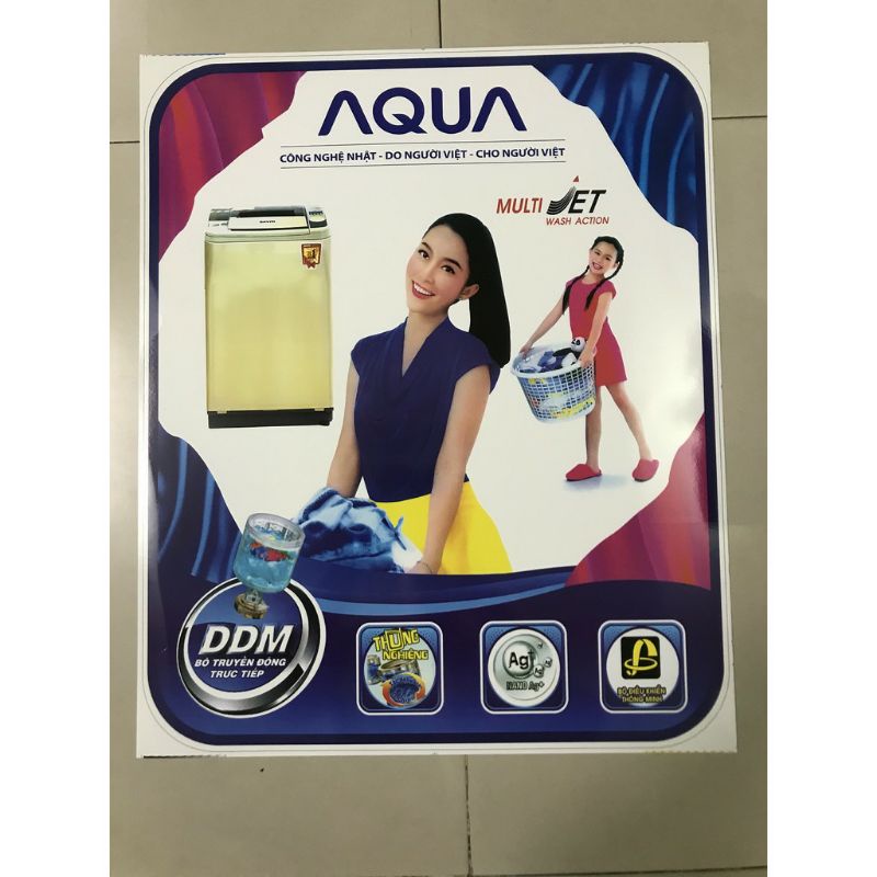 combo 20 tem máy giặt Aqua
