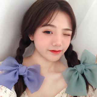 Kẹp Tóc Hình Nơ Xinh Xắn Phong Cách Hàn Quốc Dành Cho Nữ