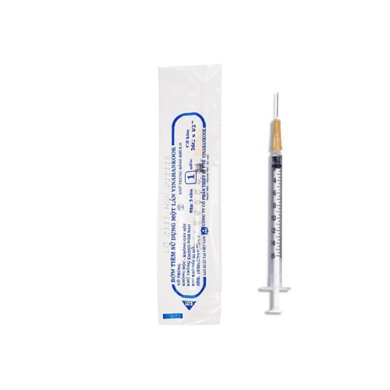 Bơm tiêm Xi lanh 1ml/1cc, 3ml/ 3cc