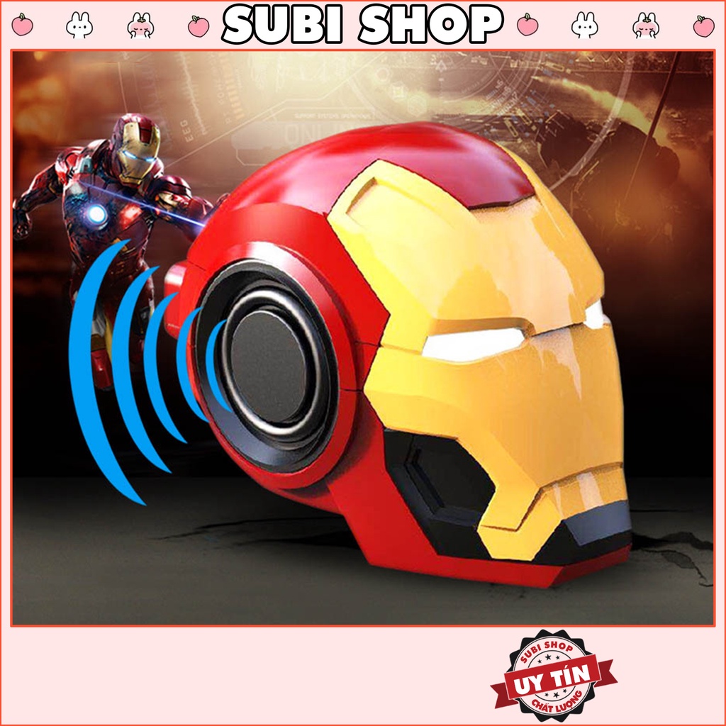Loa Bluetooth Không Dây Mô Hình Iron Man Captain Marvel Siêu Ngầu Để Bàn Trang Trí Nghe Nhạc [LOA Iron Man]