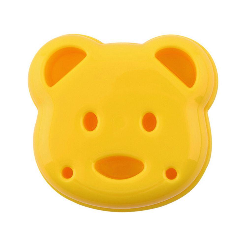 CONOPERY Khuôn Làm Bánh Mì Bằng Nhựa Hình Gấu Nhỏ DIY