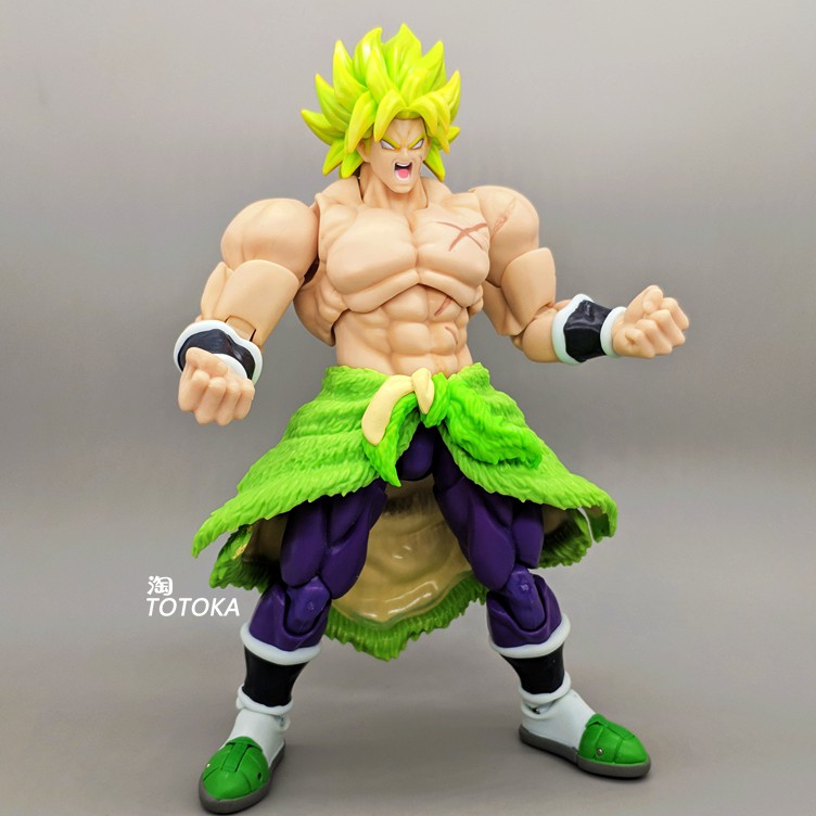 Mô hình SHF Super Saiyan Broly Full Power Dragon Ball Super Movie 18cm (BL)