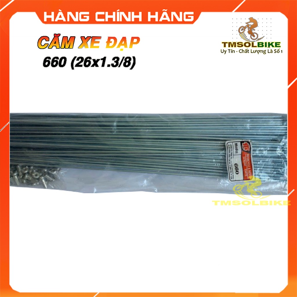 Bộ 72 cây Căm xe đạp Vành 680 660 650 27x1 3/8, 26x1 3/8, 26x1 1/4 Cho Xe đạp Phổ Thông Asama, Martin, Mini , Thống Nhất