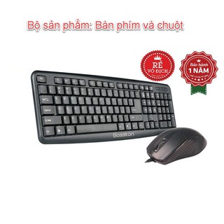 [Siêu rẻ] Bộ bàn phím chuột văn phòng BOSSTON D5200