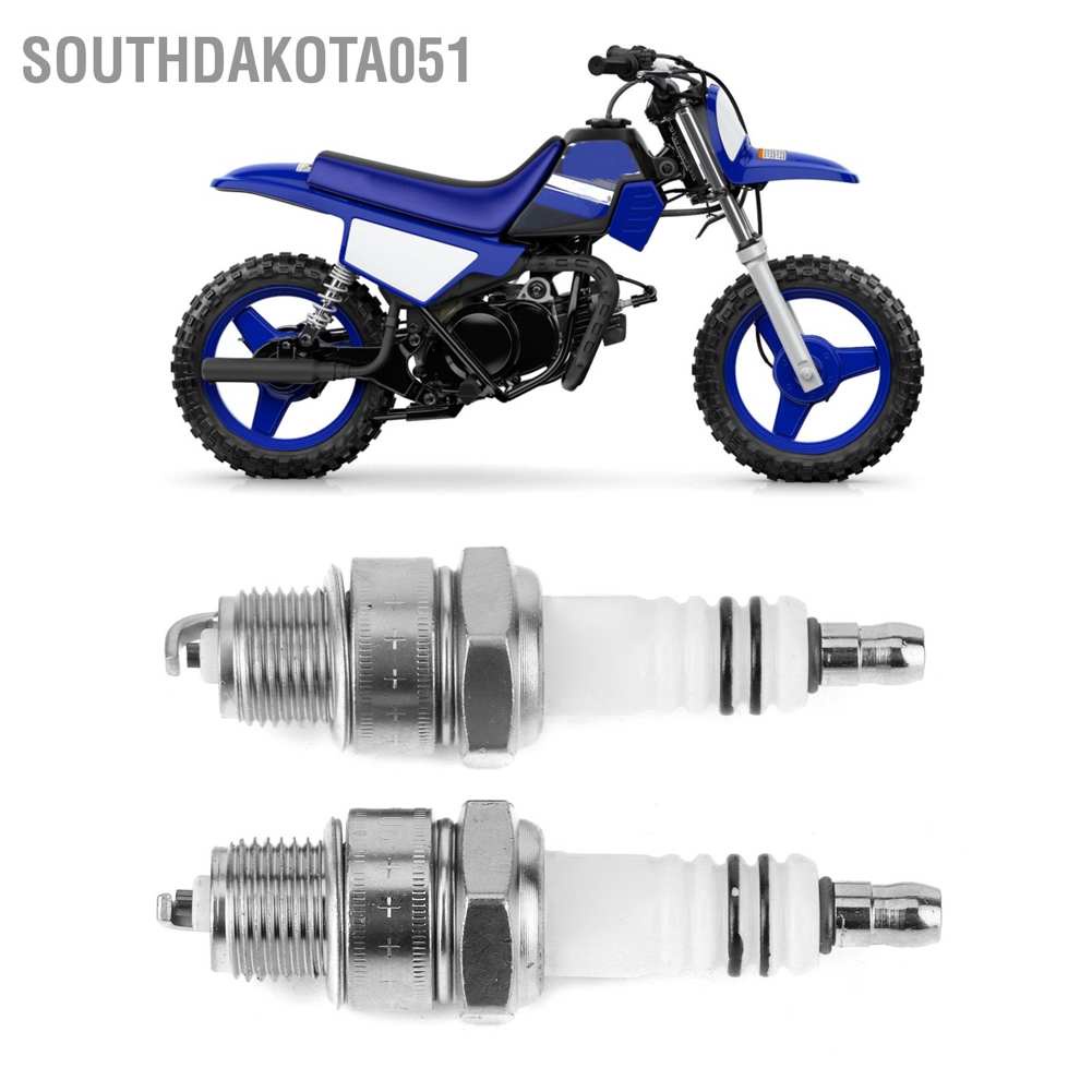 Hàng Sẵn 2 chiếc bugi đánh lửa E6TC phù hợp với YAMAHA PW50 PY50 PEEWEE 50 PIT Dirt Bike Bugi đánh lửa chuyên dụng dành cho xe máy YAMAHA【Southdakota051】