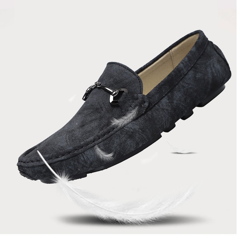 Giày lười bằng da phong cách thịnh hành cho nam