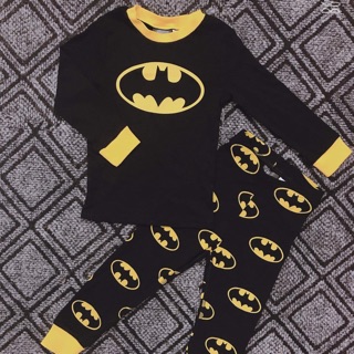 Bộ batman đen vàng sz 2-4y HM authentic