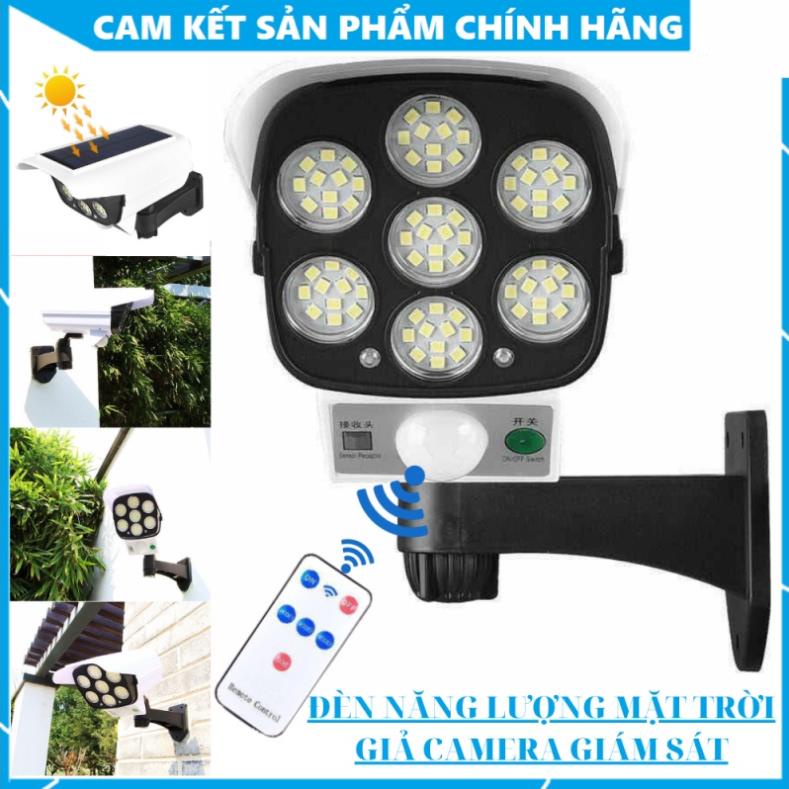 [FREESHIP❤️] Đèn Năng Lượng Mặt Trời ⚡️ Đèn Giả Camera Chống Trộm  Có Điều Khiển Cảm Biến