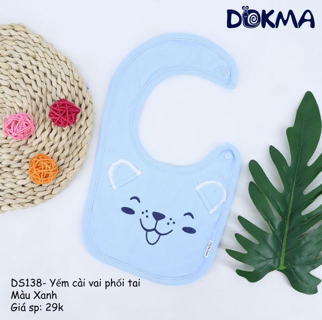 [Dokma] Yếm cài vai phối tai siêu xinh