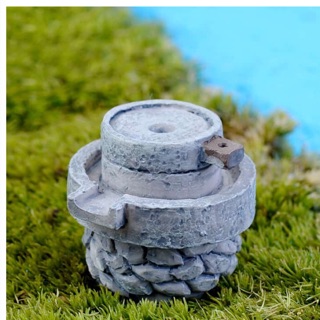 Phụ kiện trang trí tiểu cảnh cối xay đá 4cm