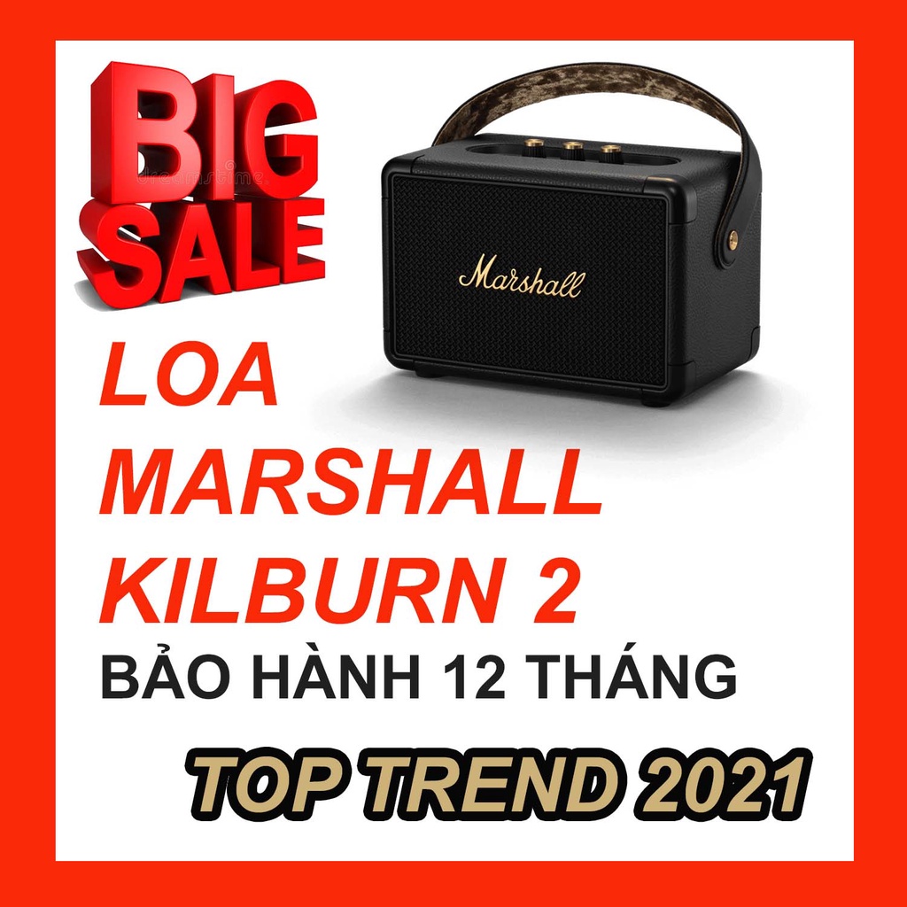 Loa di động Marshall Kilburn 2 chính hãng bảo hành 12 tháng