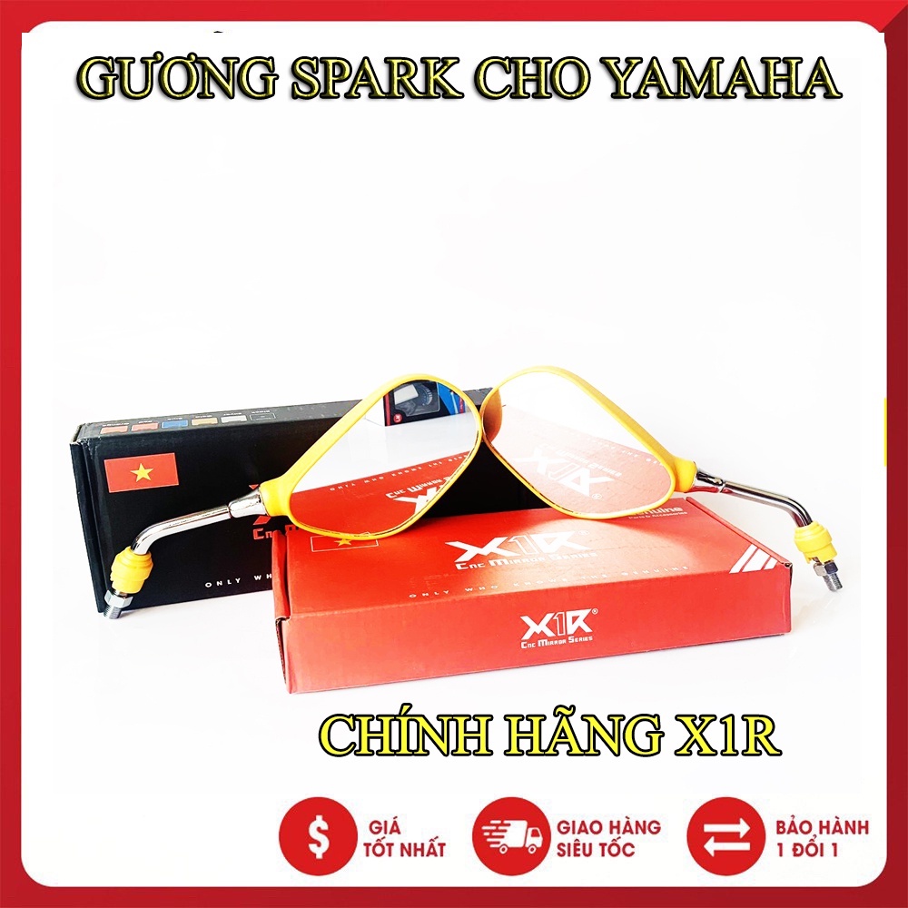 Cặp Kính Chiếu Hậu Yamaha Chính Hãng Gắn Cho Honda-Yamaha (Giá Bán 1 Đôi)