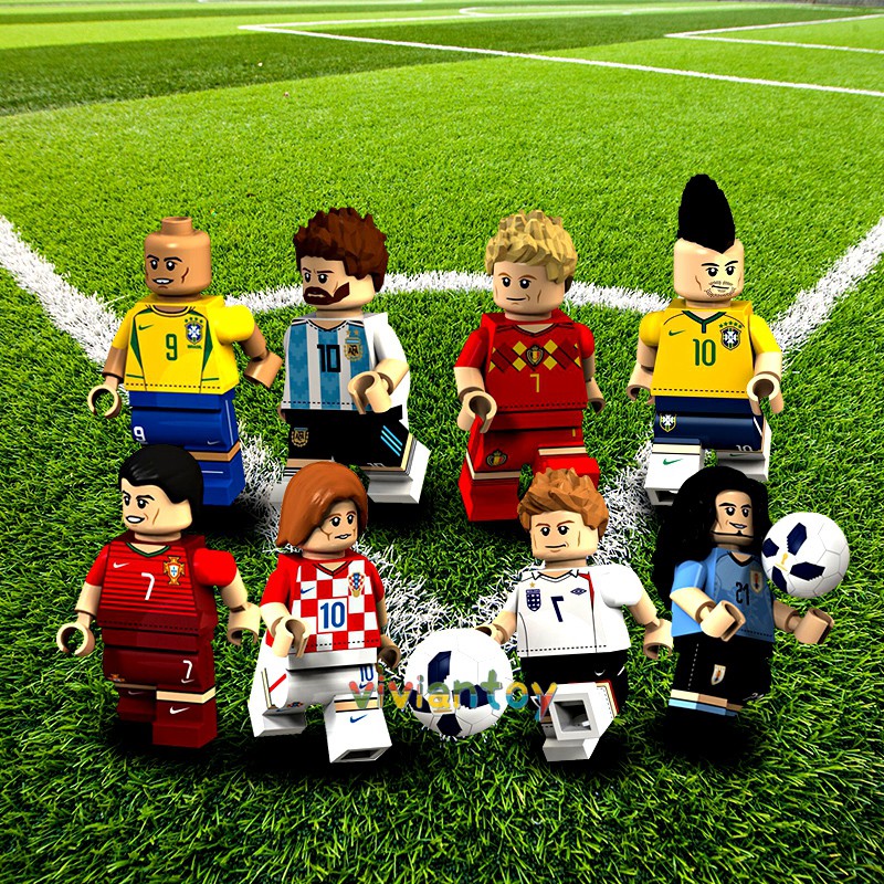 Bộ Đồ Chơi Lego Xếp Hình Cầu Thủ Messi Beckham