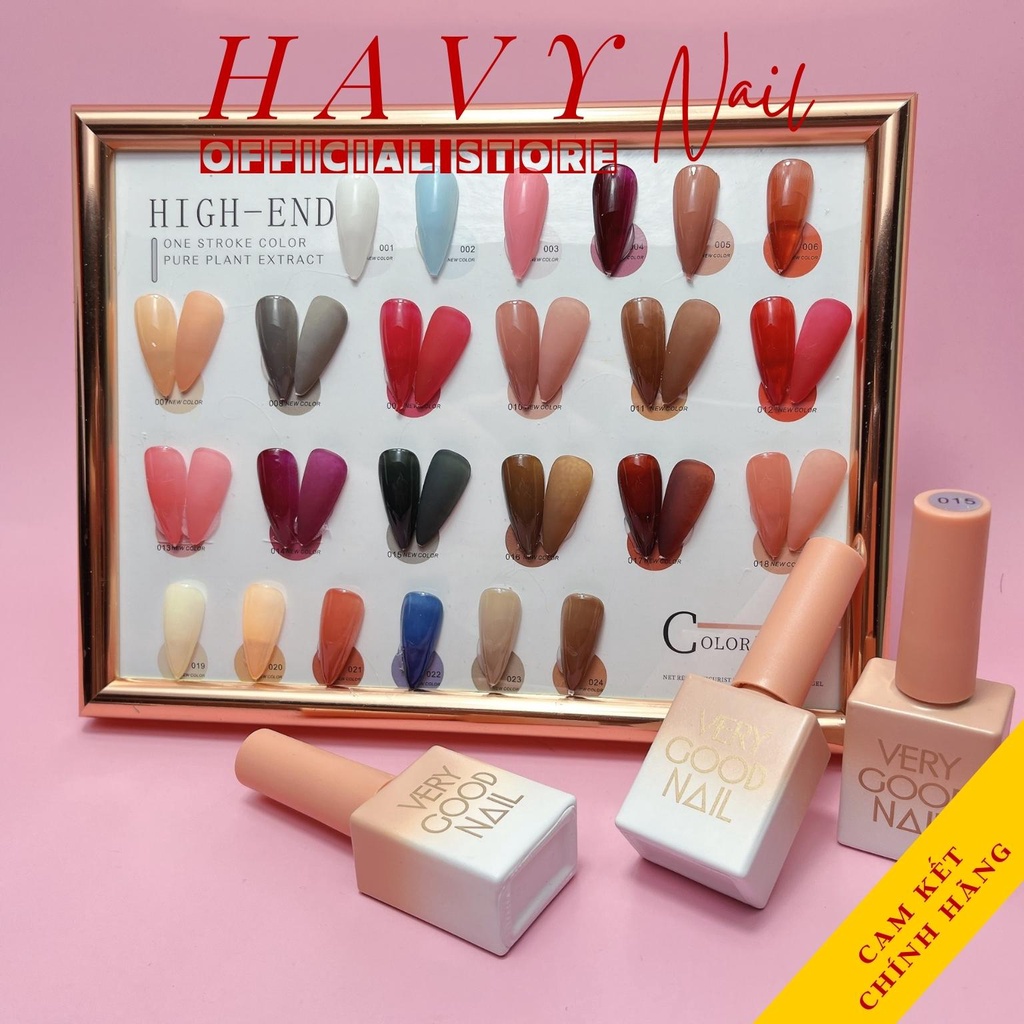 Set sơn Gel Thạch VERY GOOD NAIL 24 Màu  TẶNG KÈM Bảng  Màu [ HÀNG HOT ]