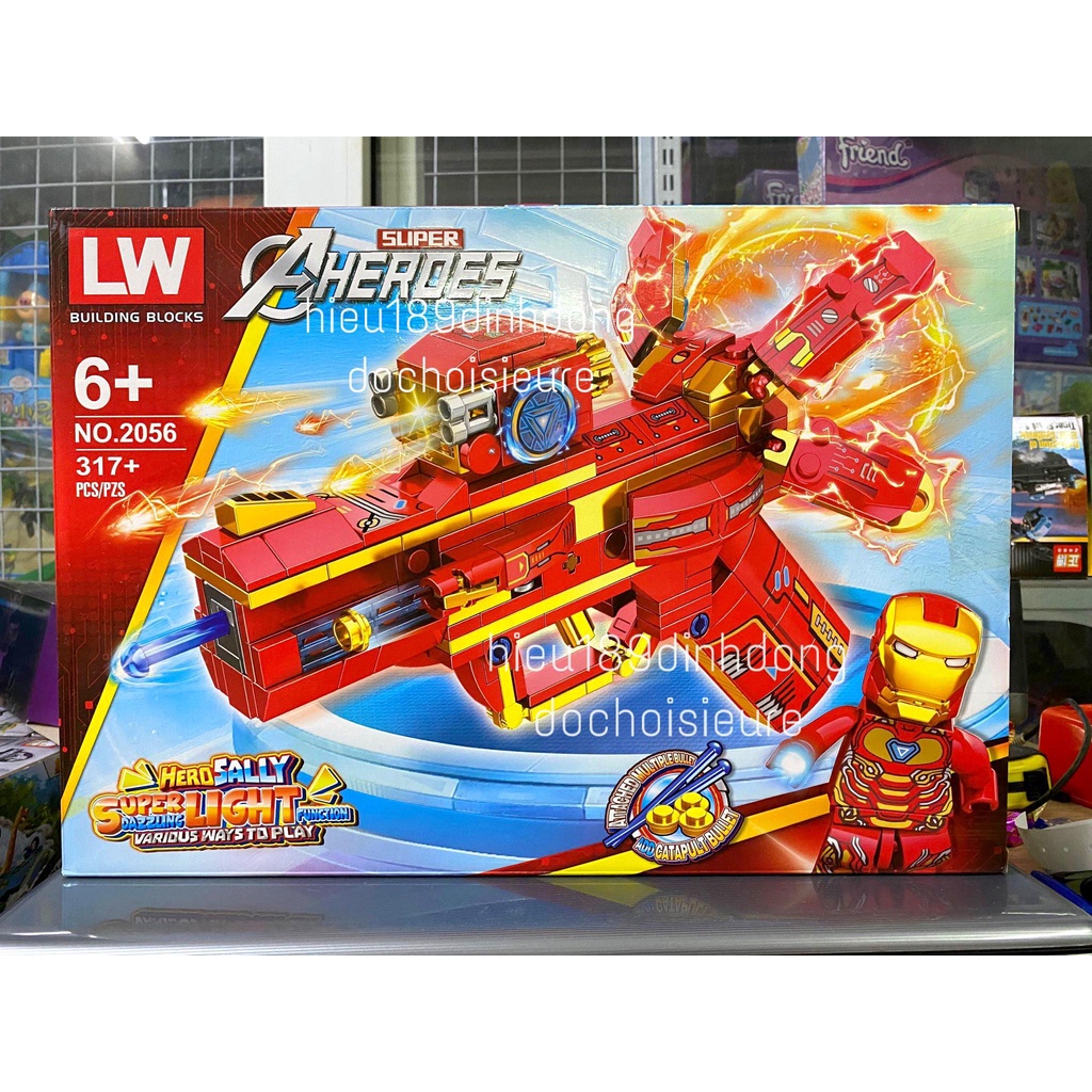 Lắp ráp xếp hình siêu anh hùng 2056