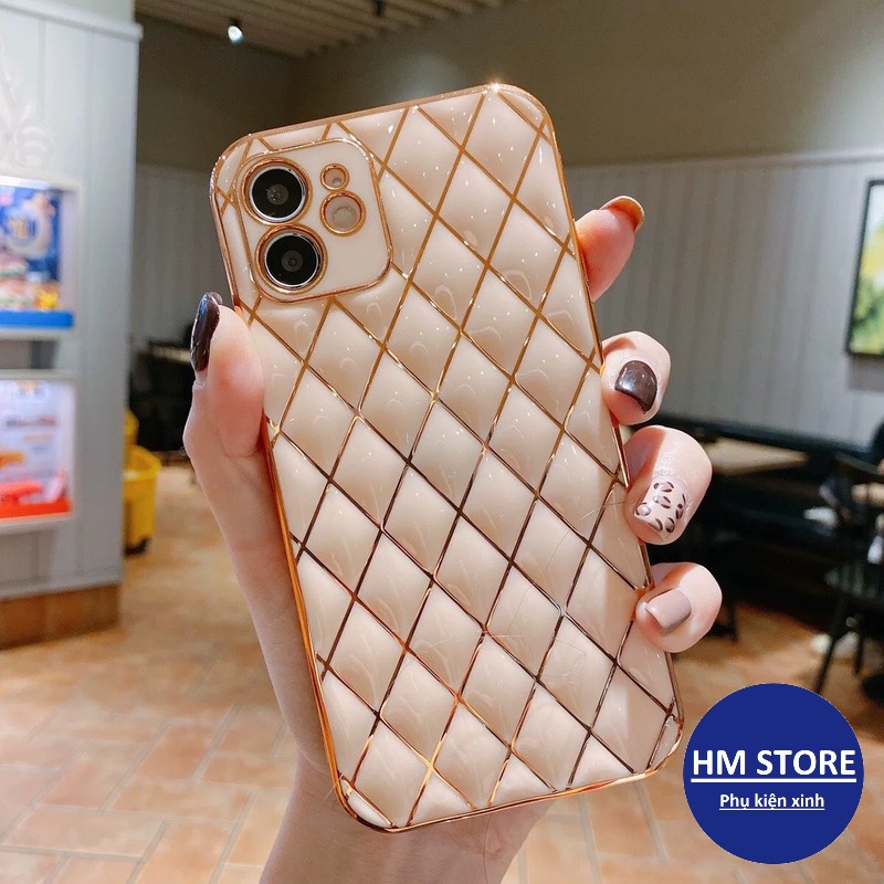 Ốp lưng họa tiết HÌNH HỌC mạ chỉ vàng dành cho 6/6s/7/7plus/8/8plus/plus/x/xr/xs/11/12/pro/max/13/13pro/13promax