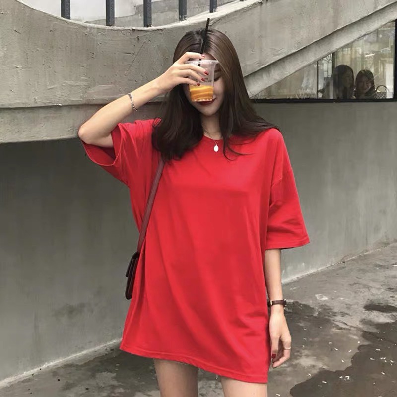 Áo thun tay lỡ unisex aossi , áo phông form rộng - Áo thun trơn Oversize đủ màu phong cách nam nữ đẹp