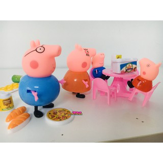 Đồ chơi gia đình heo peppa, peppa pig party,đồ chơi phát triển khả năng tư duy cho trẻ