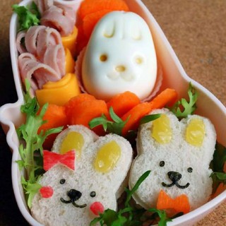 Combo 6 chiếc Khuôn ép cơm, bánh bento