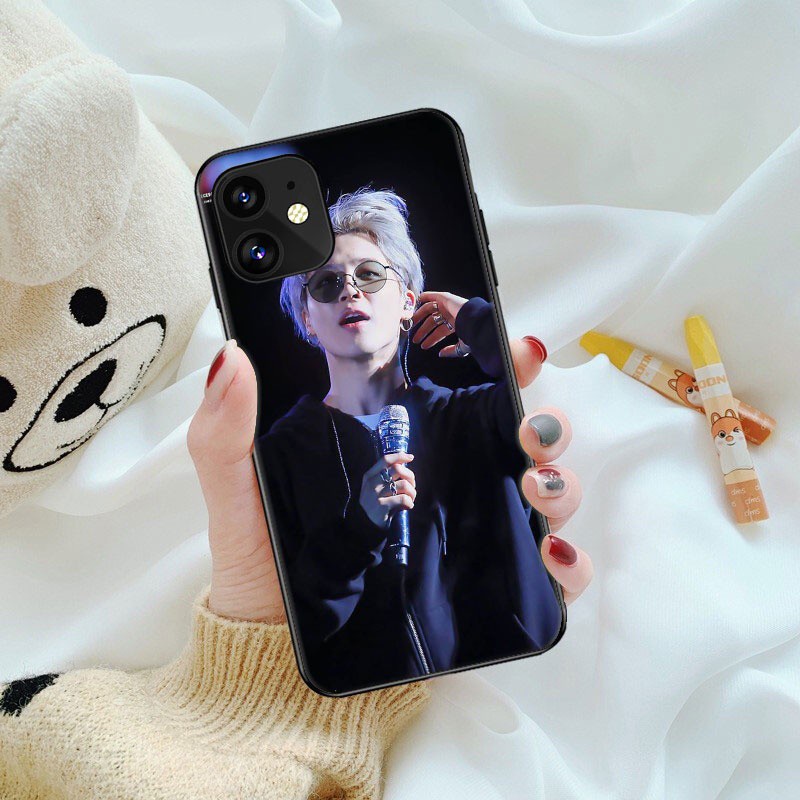 Ốp điện thoại TPU dẻo in hình Jimin BTS thích hợp cho Iphone 5 5s 6 6s 7 8 Plus X Xs Xs Max