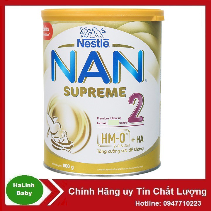Sữa Bột Nestle Nan Supreme 2 (800g)