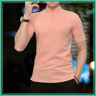 Áo thun nam - Áo thun nam cổ tàu - Kiểu dáng trẻ trung, dáng body, bao đẹp, bao chất