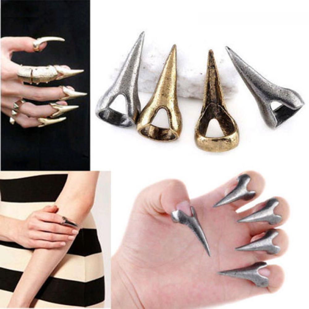 EUCA Set 5 Móng Vuốt Nhọn Phong Cách Gothic Punk