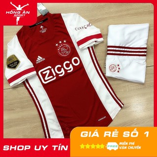 [CAO CẤP] Áo Bóng Đá Thể Thao Đá Banh CLB AJAX Sân Nhà Chất Polyester, Hàng Thailand Chuẩn Thi Đấu - HỒNG ÂN SPORTS