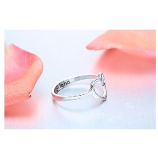 Nhẫn bạc tình bạn N75 (tặng vòng tay chỉ đỏ may mắn)