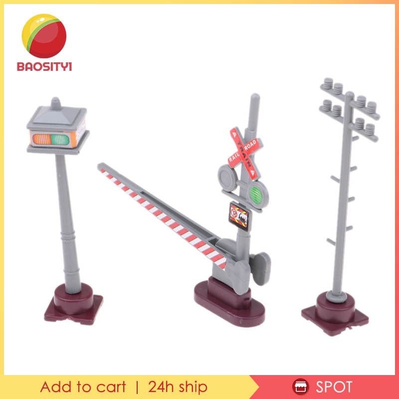 Mô hình biển báo giao thông đường phố thiết kế chân thực giáo dục sớm cho bé