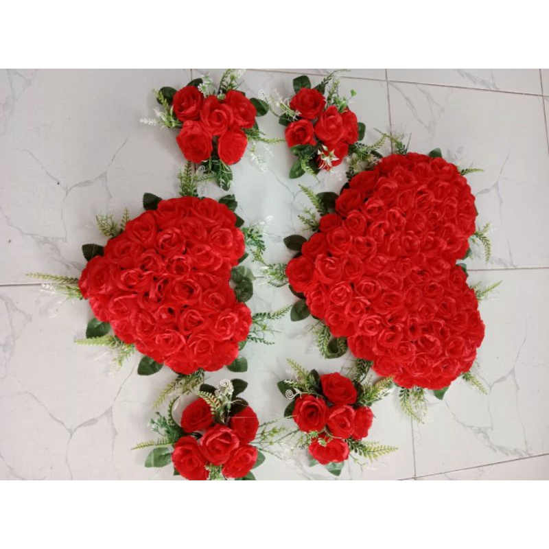 Bộ hoa xe cưới giá rẻ