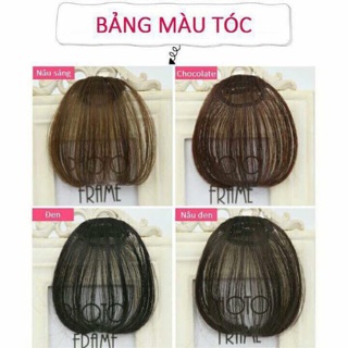 Tóc mái giả - mái mưa không mai và có mai