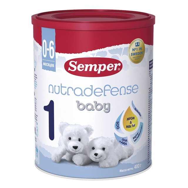 Sữa semper Nga số 1 lon 400gr sale