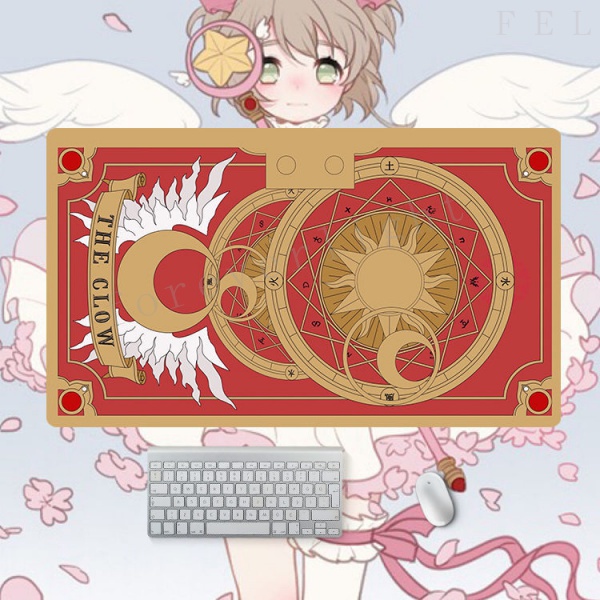 Tấm lót chuột và bàn phím máy tính 80cm x 30cm hình Anime Sakura