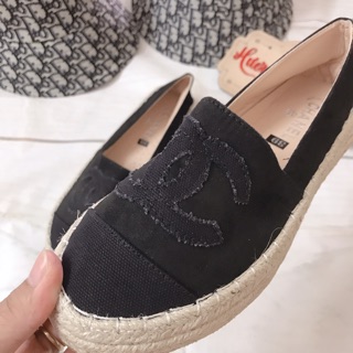 Giày slipon chanel viền cói