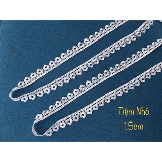 Ren chỉ hoa nhí bản 1.5cm