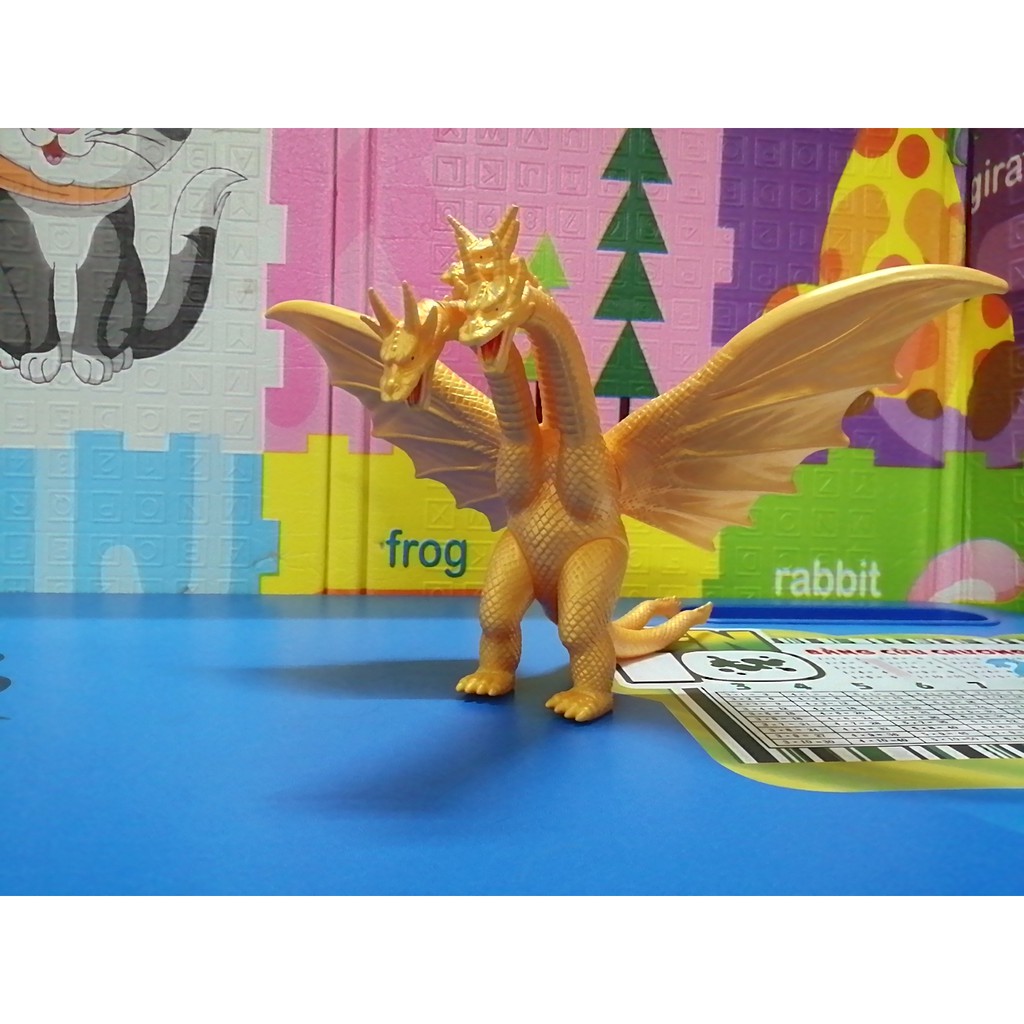Mô hình quái vật King Ghidorah, đồ chơi bé trai Vinyl Figure